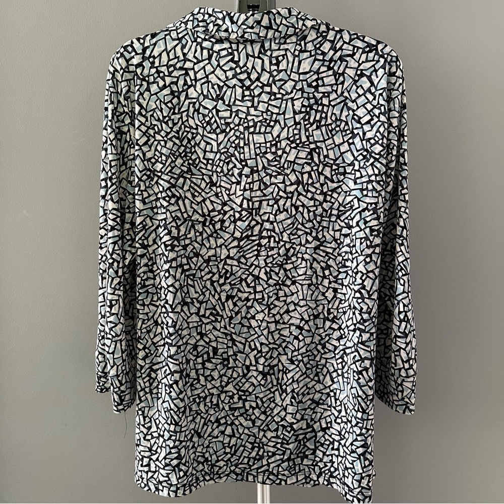 Worthington Stretch Crossover Blouse - Picture 3 of 6